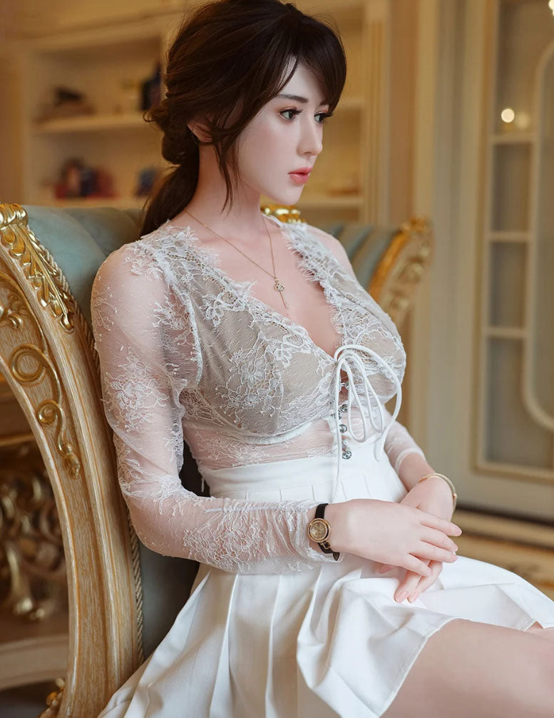 A-158cm/5ft3 D Cup Silicone Head Robotic Adult doll