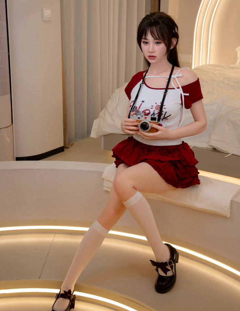 A-158cm/5ft3 D Cup Silicone Head Robotic Adult doll